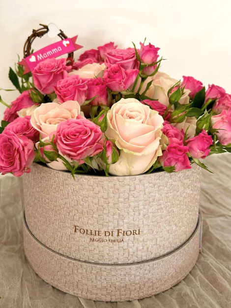 Box fiorita di rose