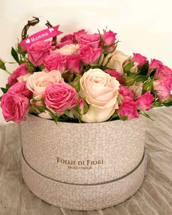 Box fiorita di rose