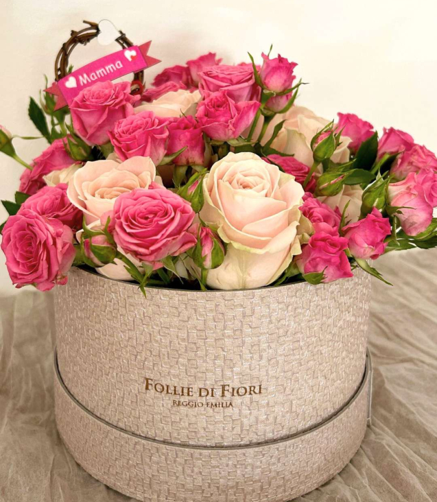 Box fiorita di rose