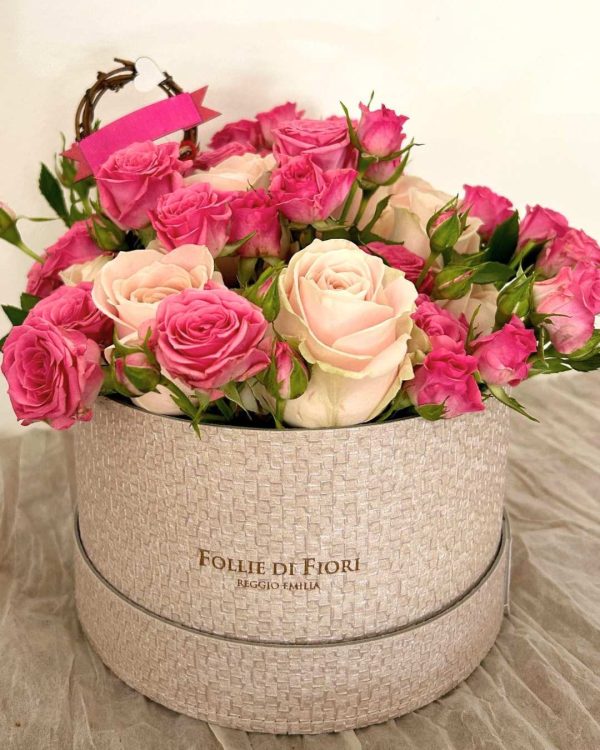 Box fiorita rose