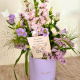 Composizione floreale in vaso